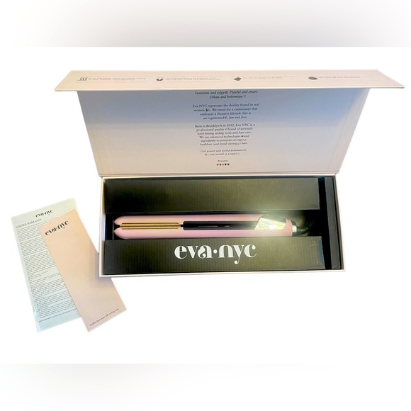Eva NYC Healthy Heat Nano Silk Styling Iron - Picture 1 of 3